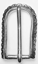 Tartszjcsat, csipks, 32 mm (nikkelezett)