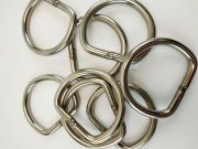  Rozsdamentes flkarika 36 mm szles/38 mm magas, 6 Ø
