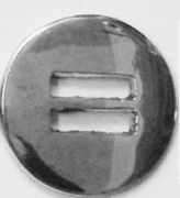  Sejbli, sima (Ø38 mm)(ua. 2-es felvg) (nikkelezett)
